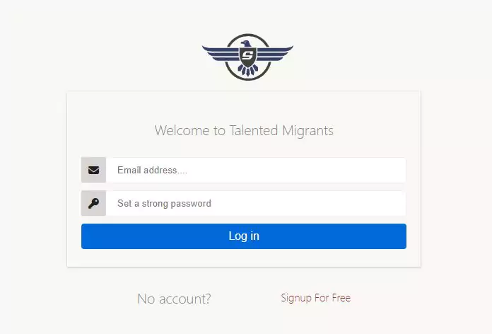 A picture of a beautiful and responsive login form